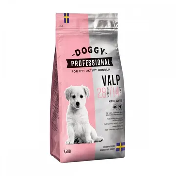 Doggy Professional Valp (7,5 kg): Premiumfoder till din valps viktiga utvecklingsfas