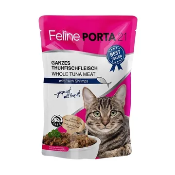 Feline Porta 21 Tonfisk & Räka: Välsmakande Kompletteringsfoder för Vuxna Katter