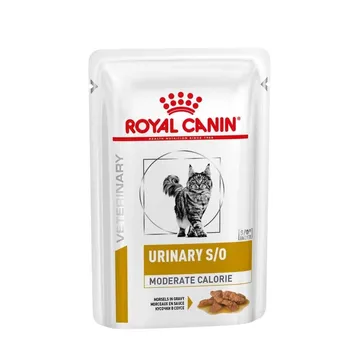 Royal Canin Veterinary Diets Cat Urinary S/O Moderate Calorie 12x85 g: Behandlar och Förebygger Urinstenar