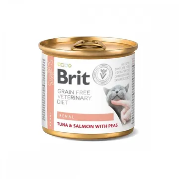 Brit Veterinary Diet Cat Renal Grain Free 200 g: Smalmat foder speciellt framtaget för njursjuka katter