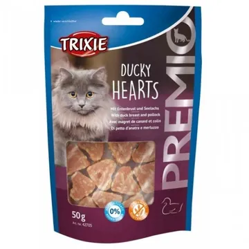Trixie Premio Ducky Hearts: Ett smaskigt godis för din katt