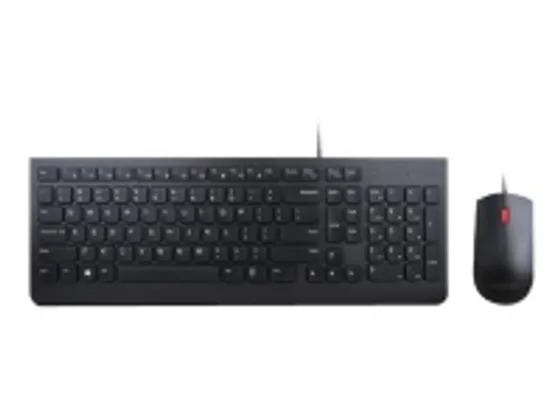 Lenovo Essential Wired Combo - Sats med tangentbord och mus - USB - dansk