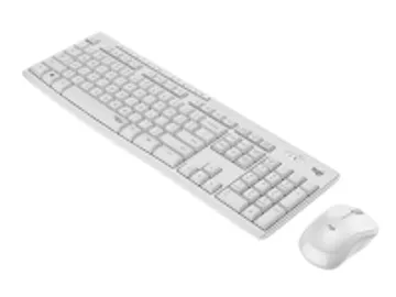 Logitech MK295 Silent - Sats med tangentbord och mus - trådlös - 2.4 GHz - hela norden - offwhite