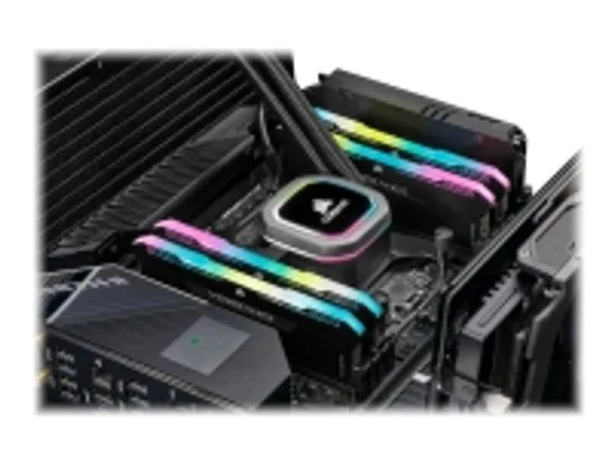 CORSAIR Vengeance RGB PRO SL - DDR4 - sats - 32 GB: 4 x 8 GB - DIMM 288-pin - 3200 MHz / PC4-25600 - CL16 - 1.35 V - ej buffrad - icke ECC - svart