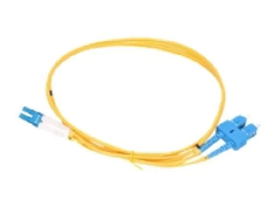 Extralink - Patchkabel - LC/UPC enkelttilstand (han) til SC/UPC enkelttilstand (han) - 0.5 m. - 3 mm - fiberoptik - duplex - G.652D