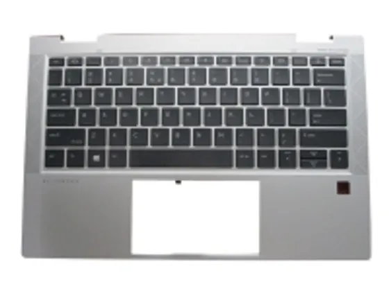 HP - Ersättningstangentbord för bärbar dator - med ClickPad - bakgrundsbelyst - QWERTY - internationell engelska - med övre skydd - för EliteBook x360 830 G8
