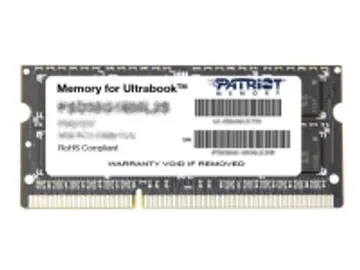 Patriot Memory för Ultrabook - DDR3L - modul - 8 GB - SO DIMM 204-pin - 1600 MHz / PC3-12800 - CL11 - 1.35 V - ej buffrad - icke ECC