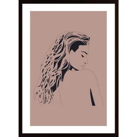 Naked Woman Print Poster