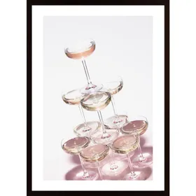 Champagne Tower 1 Poster