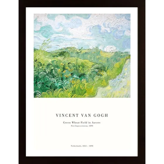 Wheat Fields Auvers Poster