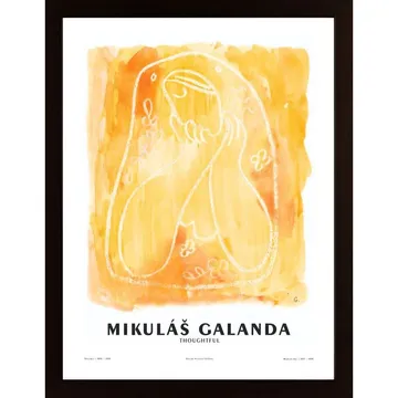 Galanda - Tänkefull Affisch: En hyllning till modern konst