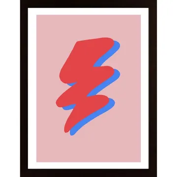 Lightning Poster | Abstrakt & Unik Väggkonst