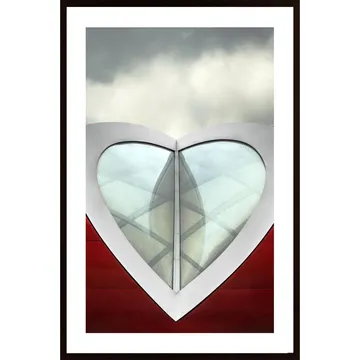 The Mirror Of The Heart Poster: Konsten av Geometri och Färg