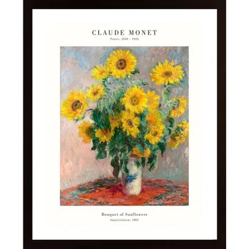 Monet - Sonnenblumen Poster: En Impressionistisk Skatt