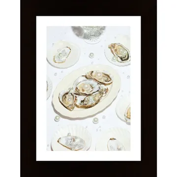 Oysters A Pearls No 04 Poster: En Symbol av Konst och Natur