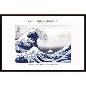Hokusai -Great Wave Poster: Ett Konstverk som Inspirerar