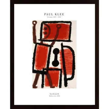 Locksmith Poster: En hyllning till Paul Klees lekfulla surrealism