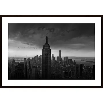 New York Rockefeller Poster: Försköna New Yorks Häpnadsfulla Atmosfär