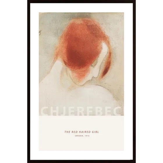 Red Haired Girl Poster