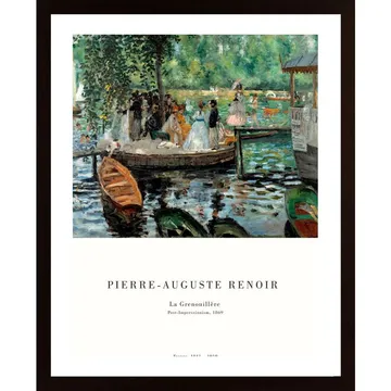 La Grenouillère Poster: Ett Vackert Verk Av Renoir