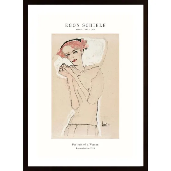 Schiele-Portrait Ii Poster