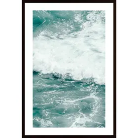 Blue Green Water Poster