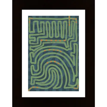 Labyrinth By Ritlust Poster: Ett konstverk för ditt hem