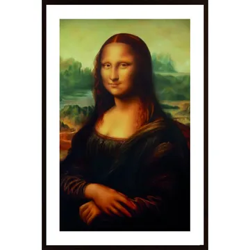 Reproduktion av tavlan Mona Lisa Poster - Högsta kvalitetsstandard