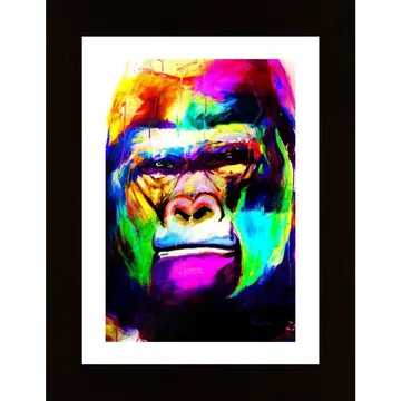 Gorille (Couleurs) Poster: Förgyll Ditt Hem Med Naturens Skönhet