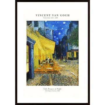 Poster Cafe Terrace - Kompletta din bohemiska inredningsstil