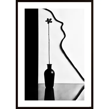 Vase Silhouette Poster: Ett konstverk fyllt av elegans och natur