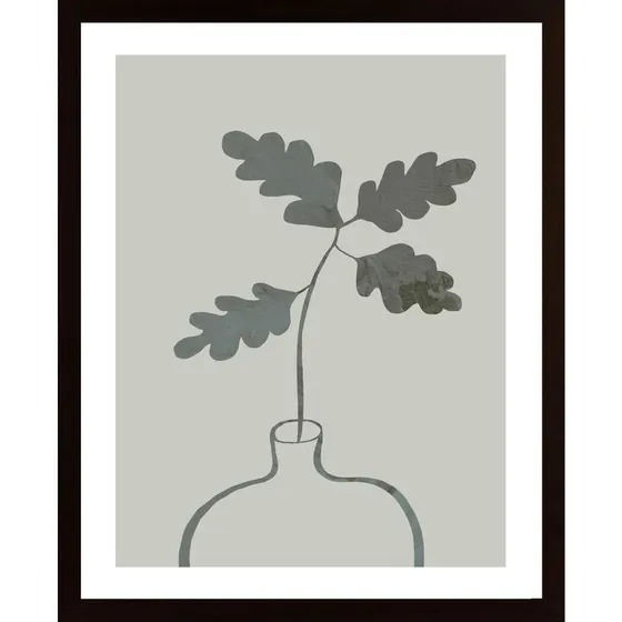 Green Oak Plant Poster