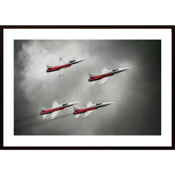 Patrouille Suisse Poster: En hyllning till flygvapnets mästare