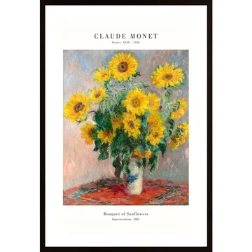 Monet - Sonnenblumen Poster: En Guidad Upplevelse med Jiroy