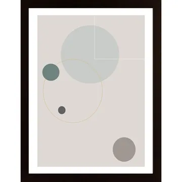 Space Orbit 03 Poster: Ett unikt och abstrakt konstverk för ditt hem
