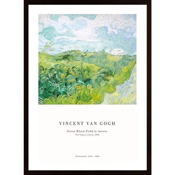 Wheat Fields Auvers Poster