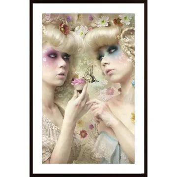Girls Of The Flower Garden Poster