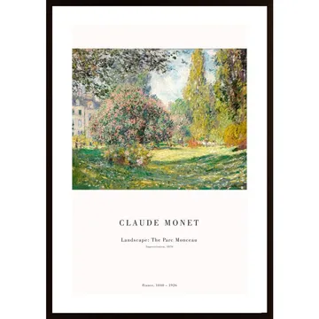 Park Monceau Poster: En hyllning till impressionismens mästare