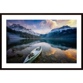 First Snow Emerald Lake Poster