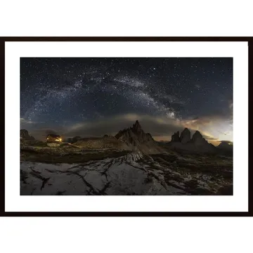 Fotokonst med Galaxy Dolomites motiv | Inred med stil