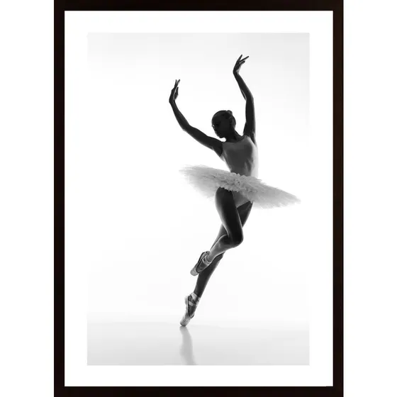 Lady Dancing Ballet Poster