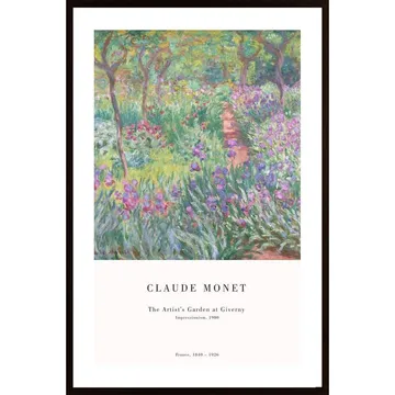 Artists Garden Poster - En hyllning till Monets impressionism