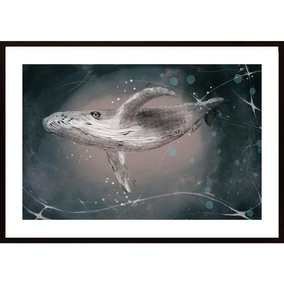 Schulze - Whale Poster