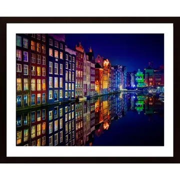 Amsterdam Poster: En Fascinerande Stadsbild