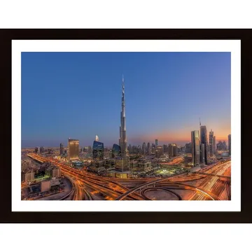 The Amazing Burj Khalifah Poster: En fantastisk vy av världens högsta byggnad
