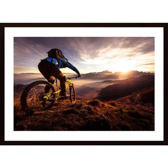 Sunset Trail Ride Poster