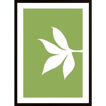 Plant Green Poster: En Minimalistisk Dekoration