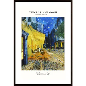 Cafe Terrace Poster: Njut av van Goghs mästerverk på väggen