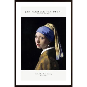Pearl Earring Poster: Ett Konstmästerverk