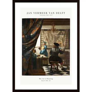 Art Of Painting Poster: En hyllning till Jan Vermeers verk